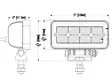 LED-TYÖVALO 9-36V 12W LEVEÄ - Yleisosat ja tarvikkeet - 52025 - 1