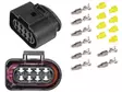 LIITINPISTOKE VW (2,8MM) 8-NAP. 1-2,5MM2 LIITTIMET - Yleisosat ja tarvikkeet - 35895 - 1