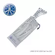 Sail Ties white 25mm x 2m LIROS Logo - Veneen Köydet - 88715 - 1