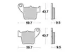 Sbs Jarrupalat Ceramic - Moottoripyörän Jarrupalat - 159505 - 1