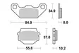 Sbs Jarrupalat Sintered Offroad - Moottoripyörän Jarrupalat - 104315 - 1
