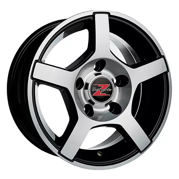 Barzetta Carrello Black Polished 6x13 Jako: 5x112 ET: 30 vanne - Auton Vanteet - 3456 - 1