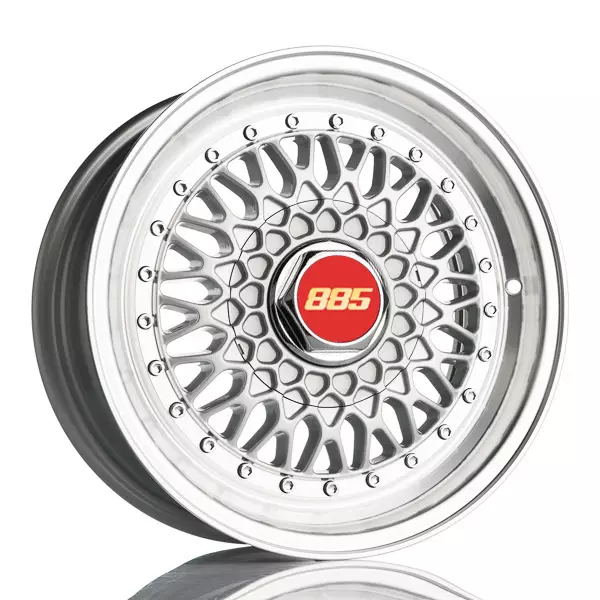 885 Classic RS Silver 7.5x17 Jako: 5x108 ET: 35 vanne - Auton Vanteet - 3196 - 1