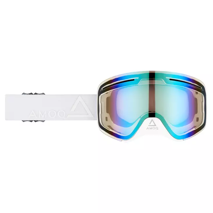 AMOQ Vision Vent+ Magnetic Ajolasit Whiteout - Kulta Peili - Moottorikelkan Ajolasit - 72346 - 1
