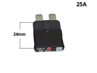 AUTOM.SULAKE 25A GM-MALLI - Yleisosat ja tarvikkeet - 53826 - 1