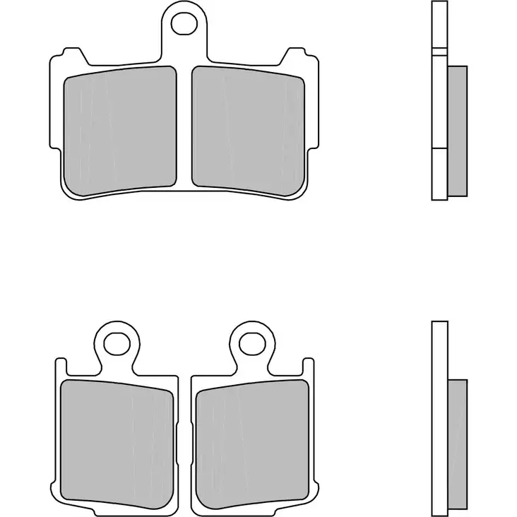 Brembo Jarrupalat Eteen Sintered Road - Moottoripyörän Jarrupalat - 102476 - 1