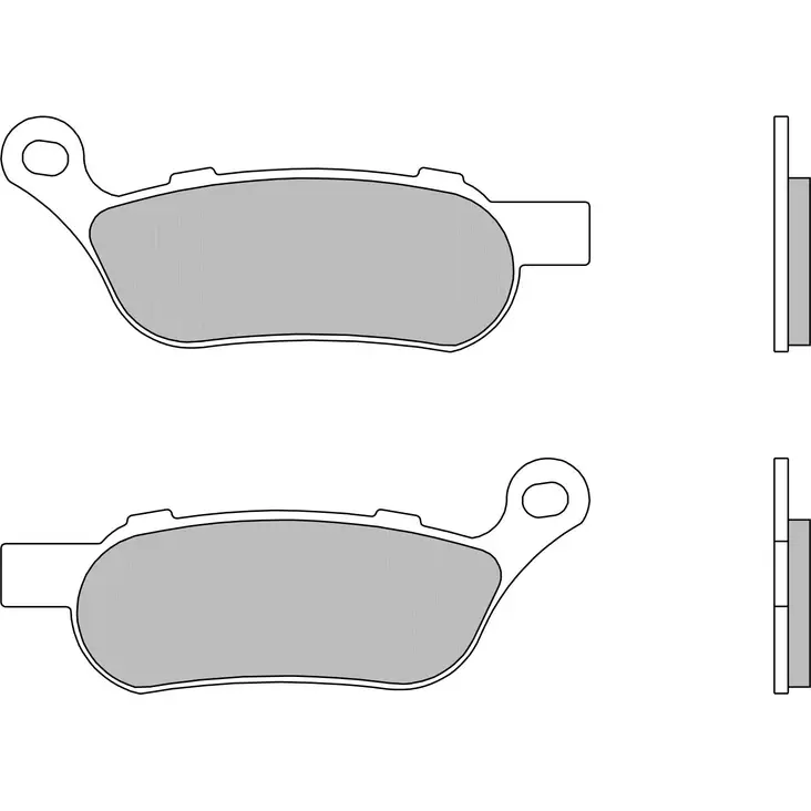 Brembo Jarrupalat Taakse Sintered Road - Moottoripyörän Jarrupalat - 103326 - 1