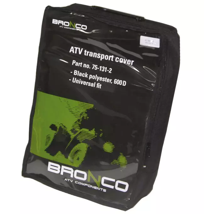 Bronco Kuljetuspeite XL ATV musta 600D - Mönkijän Peitteet & suojat - 71416 - 1