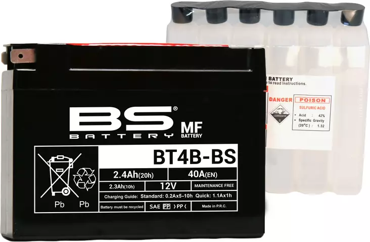 BS Battery BT4B-BS MF (cp) Maintenance Free - Yleisosat - Akut - 107446 - 1