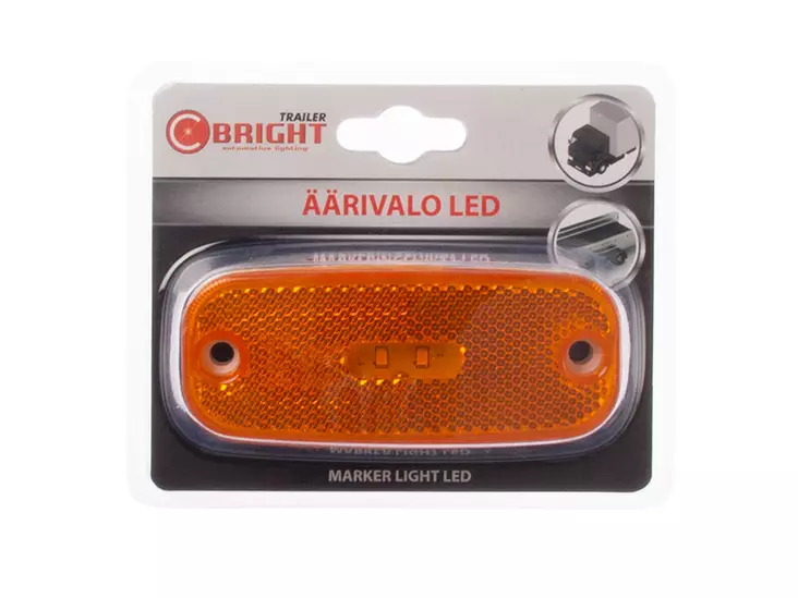 C-BRIGHT LED ÄÄRIVALO KELT. 111X45MM 12-24V - Yleisosat ja tarvikkeet - 76516 - 1