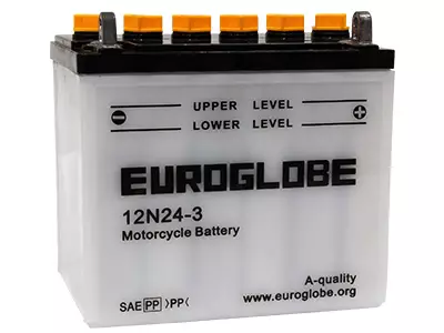 EUROGLOBE MP-AKKU # 24 AH 185X125X162 -/+ - Yleisosat ja tarvikkeet - 46066 - 1