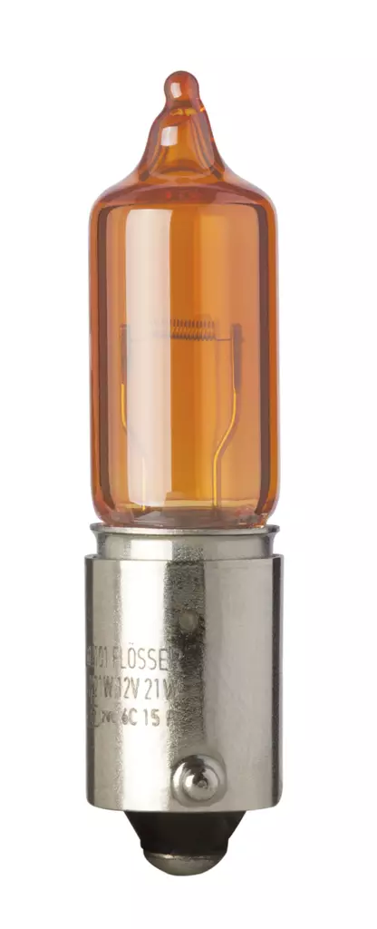 Flösser Polttimo HY21W 12V 21W BAW9s Amber - Veneen Polttimot - 111066 - 1