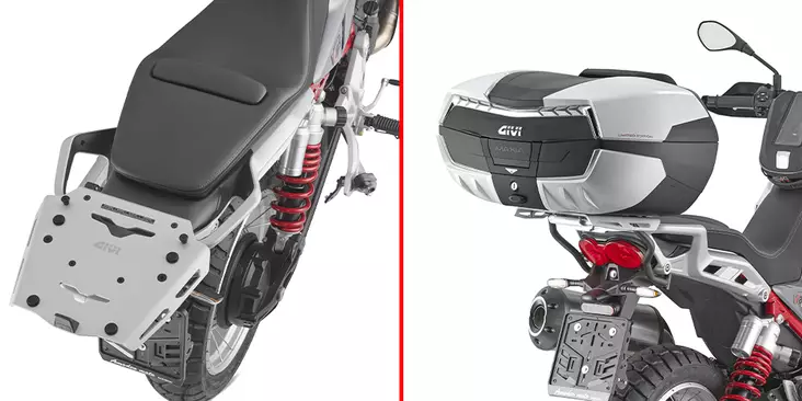 Givi Specific Rack Moto Guzzi V85TT (2024) - Moottoripyörän Laukkujen kiinnityssarjat & tavaratelineet - 80386 - 1