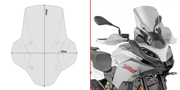 Givi SPOILER BMW F 900 XR (2020) - Moottoripyörän Tarvikkeet & varaosat - 113326 - 1