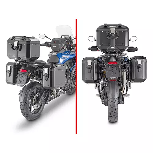 Givi TUB.PANN.HOLDER TRIUMPH TIGER 1200GT 22 - Moottoripyörän Laukkujen kiinnityssarjat & tavaratelineet - 97576 - 1
