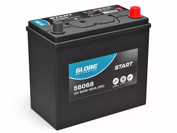 GLOBE SMF 60AH 230X170X225 -/+ 450A EN - Yleisosat ja tarvikkeet - 46696 - 1