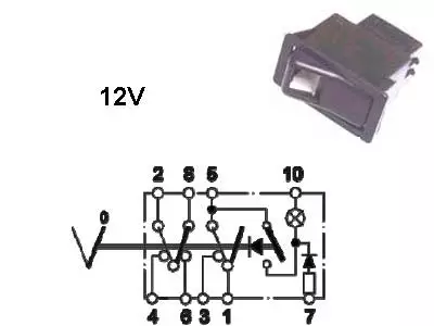 HÄTÄV.KATK+SYMB.12V 7-NAP - Yleisosat ja tarvikkeet - 73886 - 1