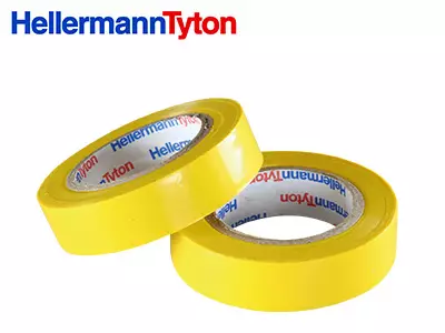 HELLERMANN SÄHKÖTEIPPI (10KPL) KELT. 15X0,15MM 10M - Yleisosat ja tarvikkeet - 49716 - 1