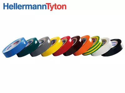 HELLERMANN SÄHKÖTEIPPI (10KPL) LAJITELMA. 15X0,15MM 10M - Yleisosat ja tarvikkeet - 49356 - 1