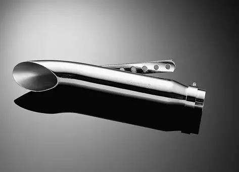 Highway Hawk muffler, Turnout 400mm / 38-45mm - Moottoripyörän Äänenvaimentajat - 85596 - 1