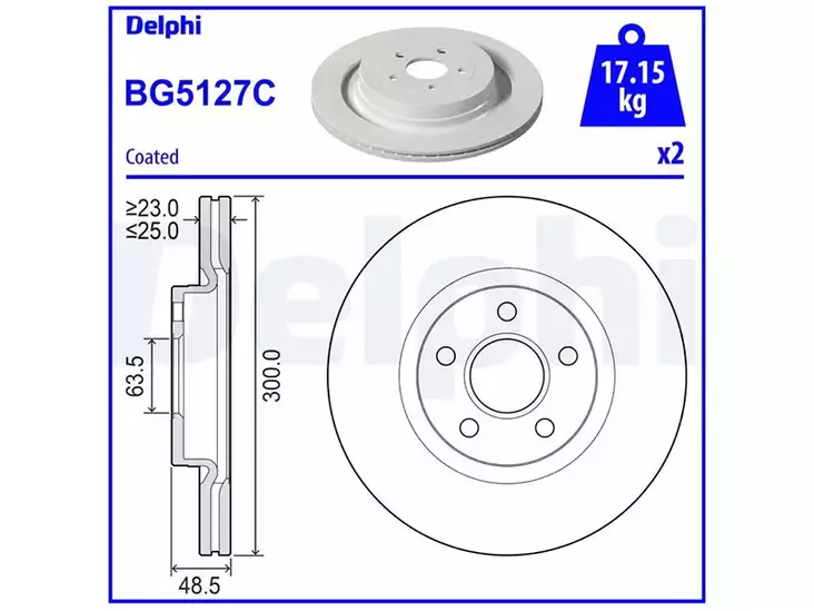 JARRULEVY DELPHI, 2 KPL / PKT, ETU, FORD - Yleisosat ja tarvikkeet - 15506 - 1