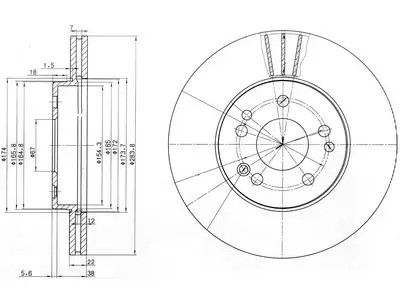 JARRULEVY DELPHI, 2 KPL / PKT, ETU, MB - Yleisosat ja tarvikkeet - 15456 - 1