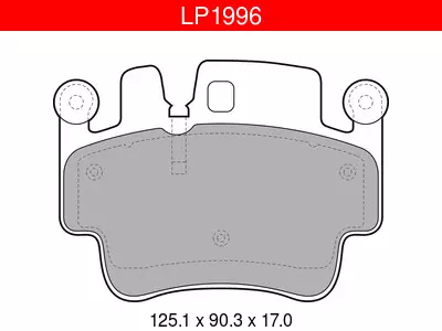 JARRUPALASARJA DELPHI ETU /TAKA, PORSCHE - Yleisosat ja tarvikkeet - 9236 - 1