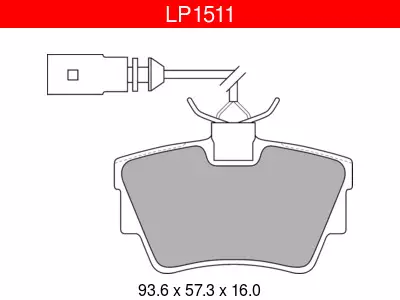 JARRUPALASARJA DELPHI TAKA, VW - Yleisosat ja tarvikkeet - 8956 - 1
