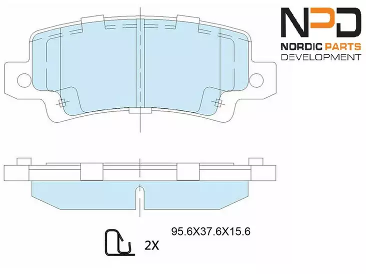 JARRUPALASARJA NPD TAKA, TOYOTA - Yleisosat ja tarvikkeet - 15366 - 1