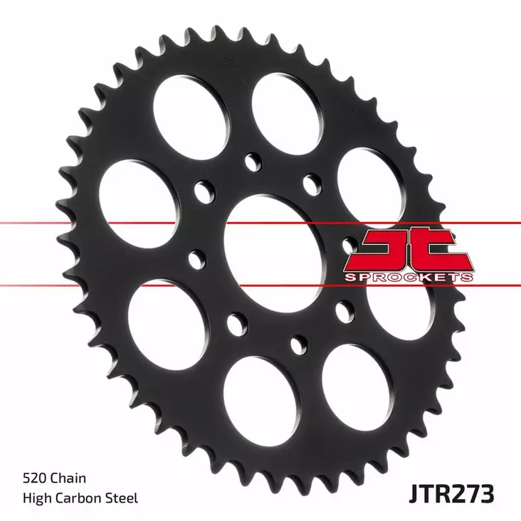 JT Rear Sprocket JTR273.45ZBK - Moottoripyörän Ketjut & rattaat - 85106 - 1