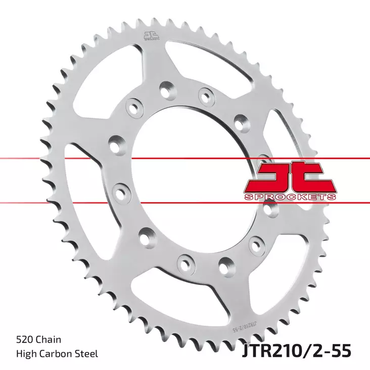 JT Takaratas JTR210/2.55 - Moottoripyörän Ketjut & rattaat - 78326 - 1