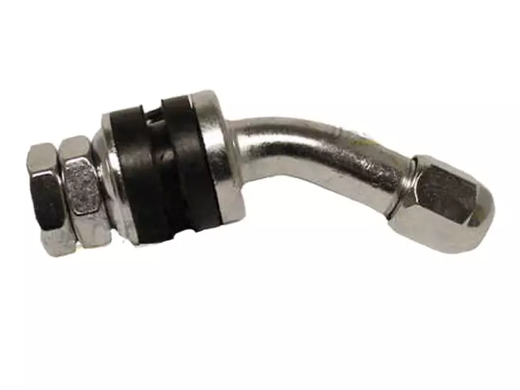 Kasattu Metalliventtiili 45 asteen kulma VS-8-45-EPDM-erikoiskumia 1 kpl - Venttiilit - 115536 - 1