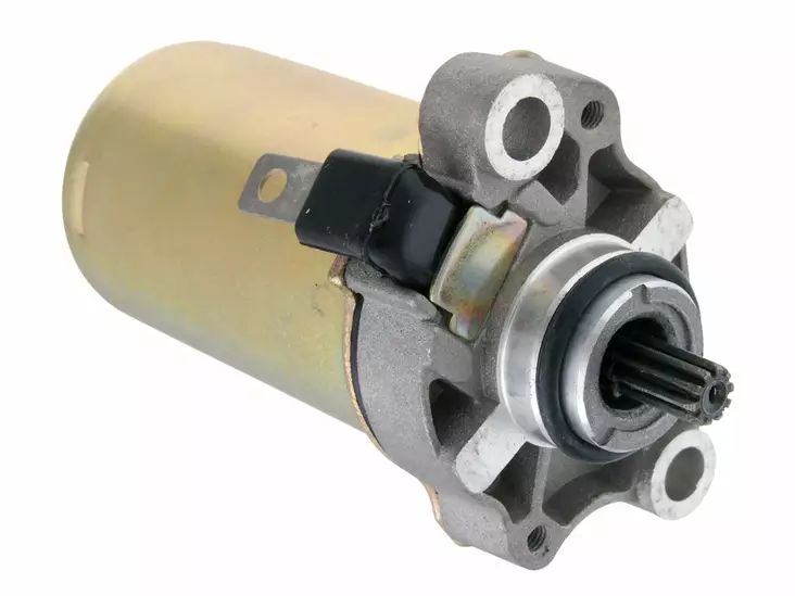 Käynnistysmoottori, Piaggio-moottori 2-T ruisku & 4-T, cc:56,5mm / 10-hammsta - Mopon & Skootterin Starttimoottorit - 98846 - 1