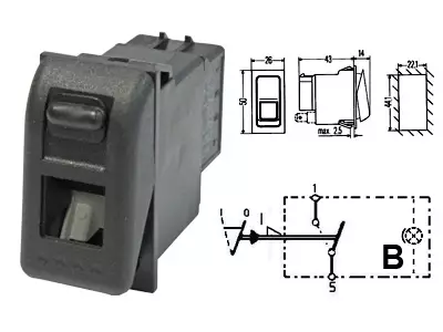 KEINUK. 2-NAP. 0-1 22X44 B PALAUTTAVA LUKOLLA - Yleisosat ja tarvikkeet - 75036 - 1
