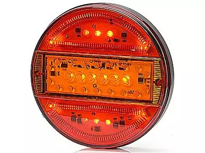 LED-TAKAVALO SLIM LINE 140MM VÄRILLINEN LASI - Yleisosat ja tarvikkeet - 51026 - 1