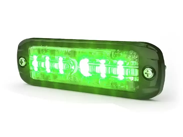 LED-VAROITUSVILKKU 12-24V 6 LED VIHREÄ - Yleisosat ja tarvikkeet - 52086 - 1