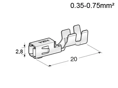 LIITIN MINI F280 0,35-0,75MM2 - Yleisosat ja tarvikkeet - 71106 - 1