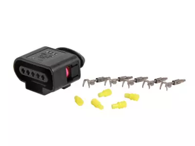 LIITINPISTOKE VW 5-NAP. 1,5MM 0,5-1MM2 LIITTIMILLÄ + TIIVISTEET - Yleisosat ja tarvikkeet - 137606 - 1
