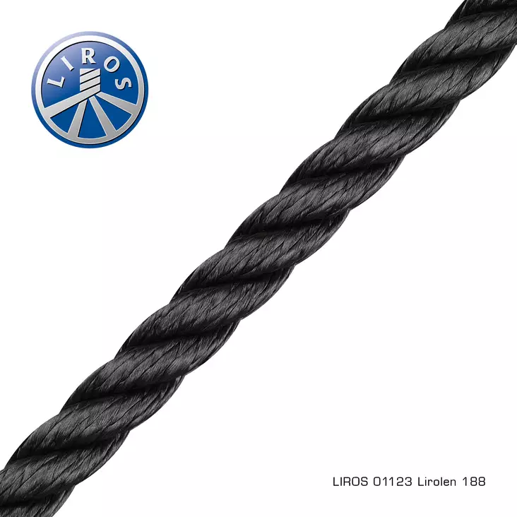 Lirolen Black 10mm x 200m - Veneen Köydet - 88006 - 1