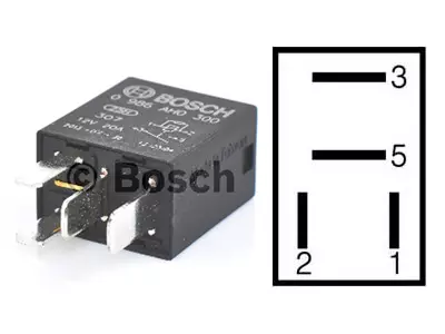MIKRORELE BOSCH 12V 20A VASTUKSELLA - Yleisosat ja tarvikkeet - 75746 - 1