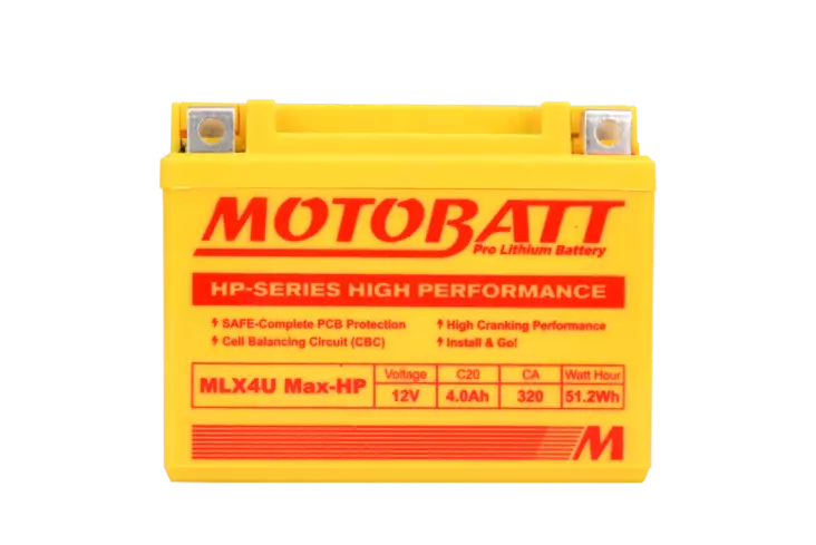 Motobatt lithium akku MLX4U Max-HP - Yleisosat - Akut - 107956 - 1