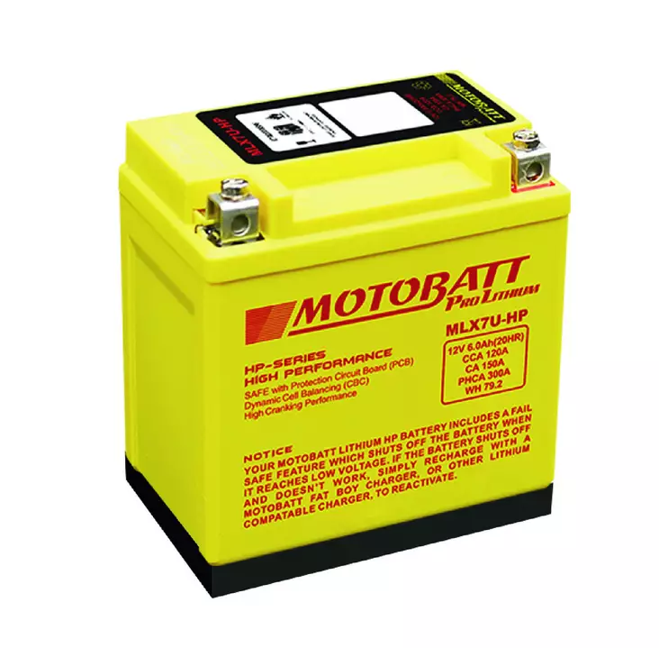 Motobatt lithium akku MLX7U-HP - Yleisosat - Akut - 107986 - 1