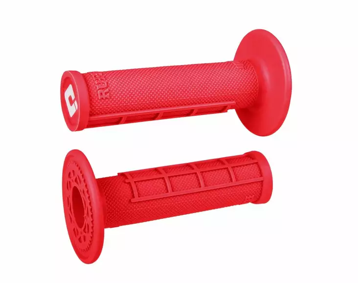 ODI Glue-On Grip Half-Waffle MX Single-Ply (Ruffian) Red - Moottoripyörän Ohjaus & hallinta - 80546 - 1
