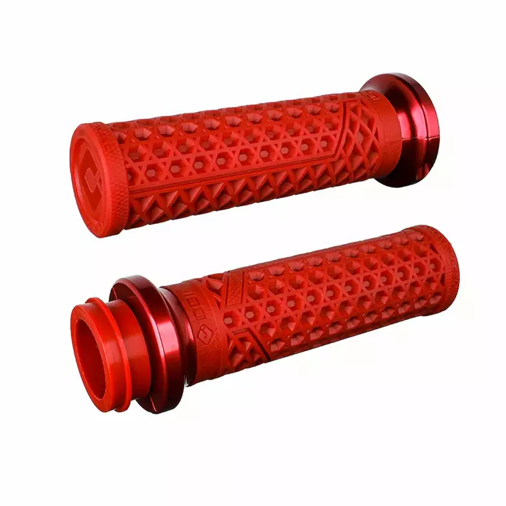 ODI Street Grips V-TWIN Lock-On VANS Signature-HD TBW Dark Red/Red - Moottoripyörän Ohjaus & hallinta - 80776 - 1