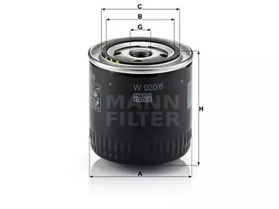 ÖLJYNSUODATIN MANN, CHRYSLER - Yleisosat ja tarvikkeet - 64766 - 1