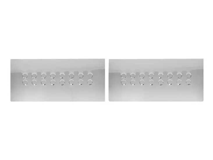 OVEN KYNNYSSUOJA 2 PCS. S.STEEL - Yleisosat ja tarvikkeet - 45316 - 1