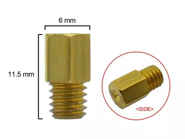 Pääsuutin, # 270 , Kuuskantti, Yhteensopiva: Mikuni - Mopon & Skootterin Kaasuttimen lisävarusteet - 98596 - 1