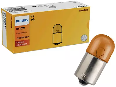 POLTTIMO PHILIPS 12V 10W RY10W BAU15S AMBER - Yleisosat ja tarvikkeet - 74356 - 1