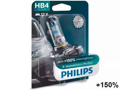 POLTTIMO PHILIPS HB4 12V X-TREMEVISION PRO150 BLISTER - Yleisosat ja tarvikkeet - 74596 - 1