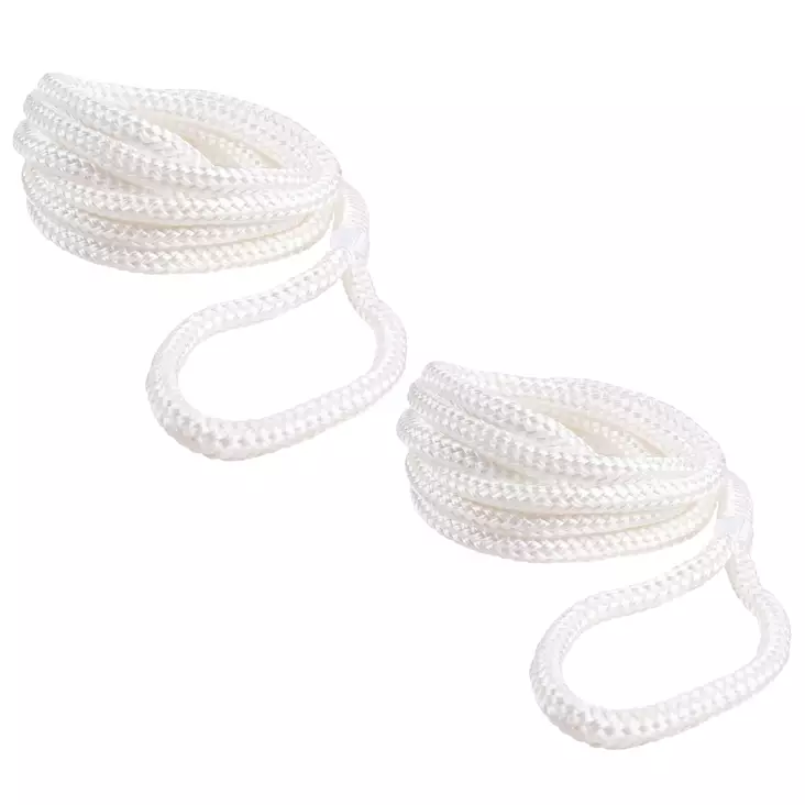 Qvarken Lepuuttajaköysi 8mm 2m valkoinen 2kpl - Veneen kiinnitys - 111576 - 1